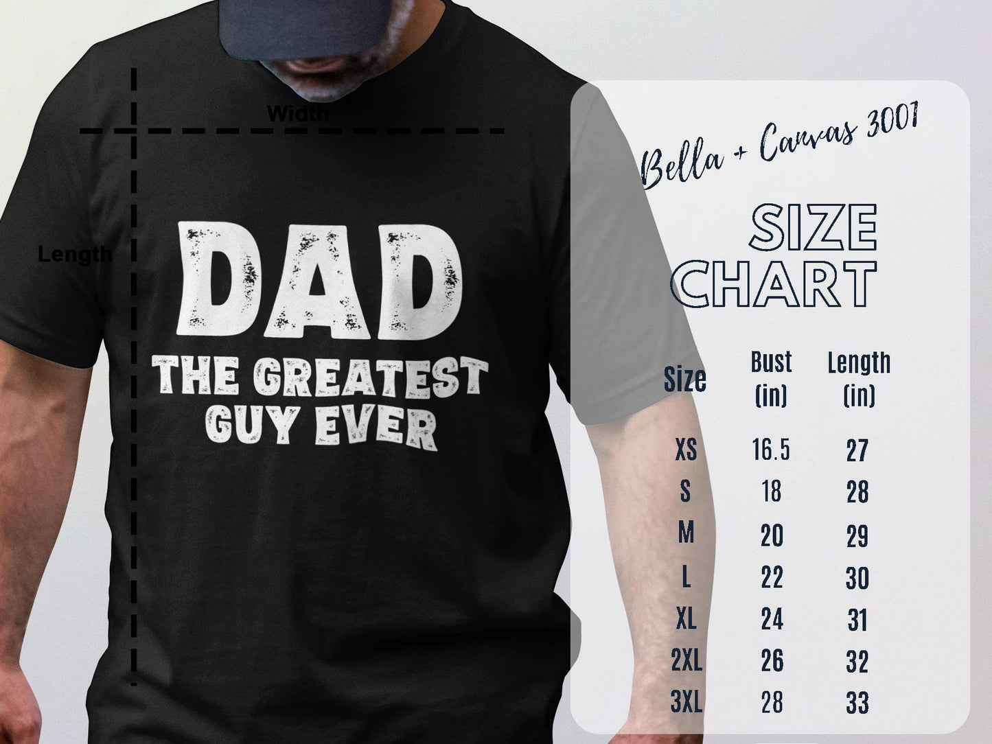 Dad The Greatest Guy Ever T-Shirts, Fathers Day Shirts, Gift For Dad, Dad Shirts, Mens T-Shirts, Best Dad Ever Shirts