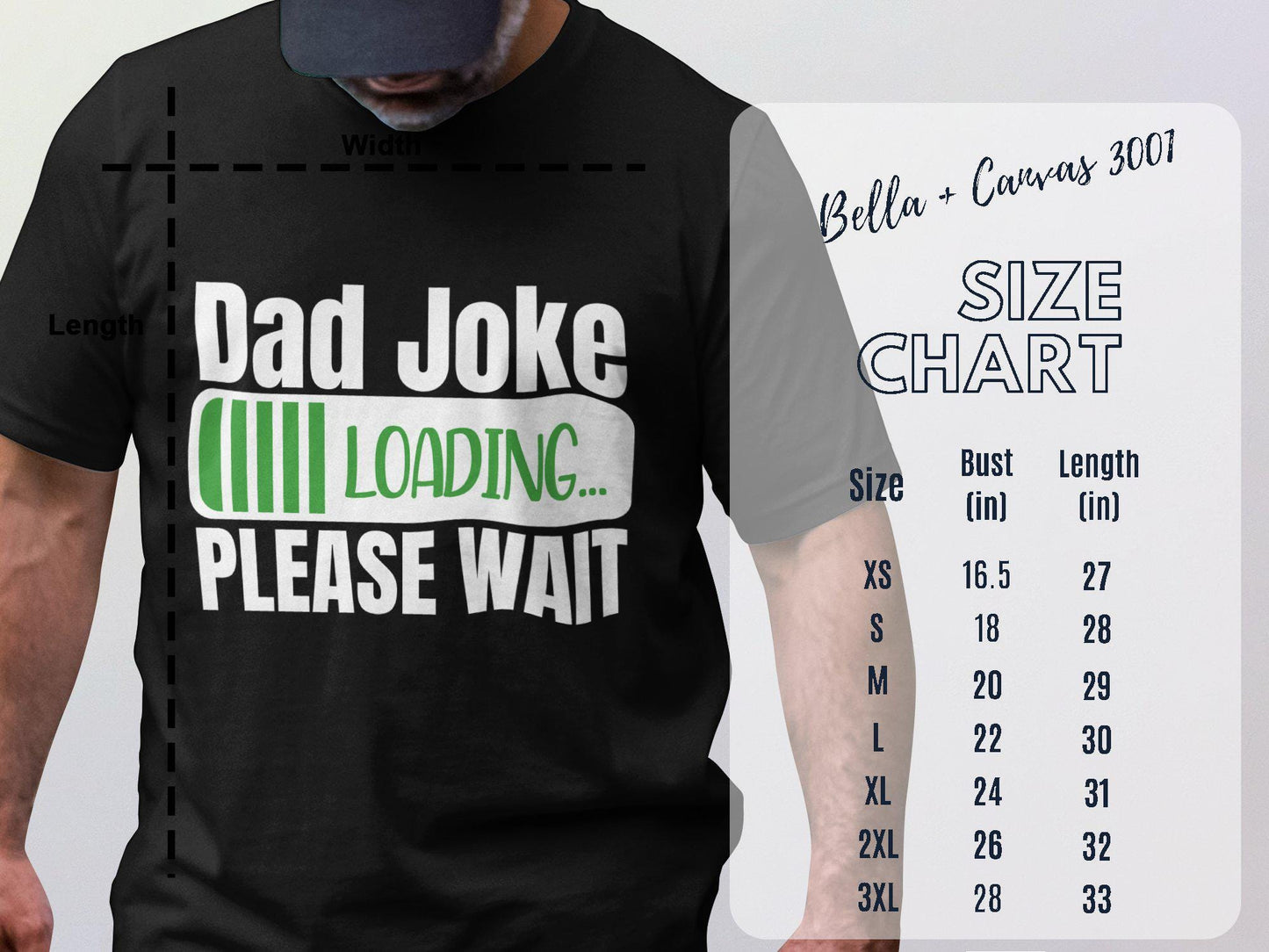 Dad Joke Loading Funny T Shirts, Humor Tee, Gift Idea, Father Dad, Jokes, Please Wait, Gift for Him, Dad Gift, For Dad