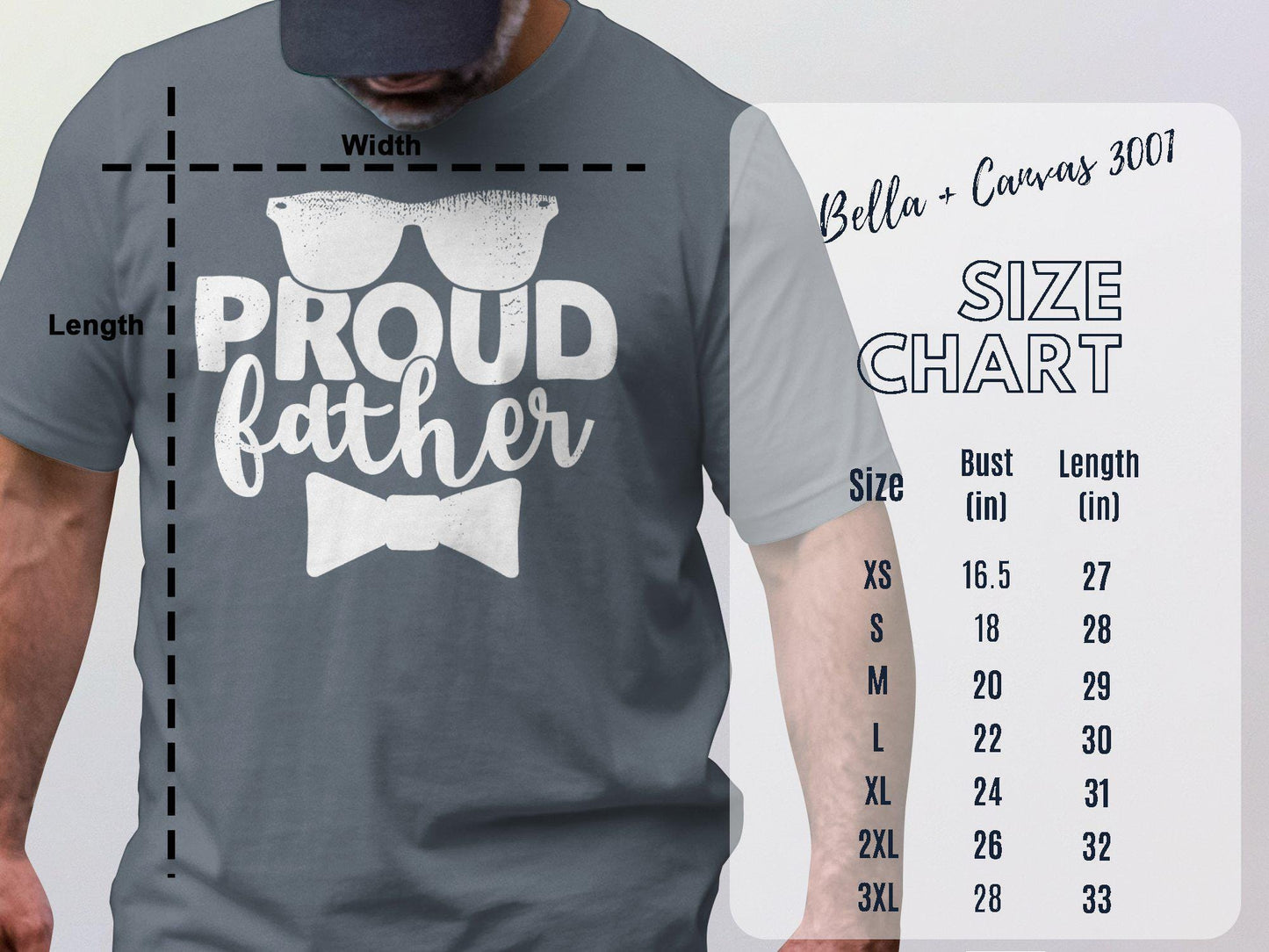 Proud Father T-Shirts, Father's Day Gift, Gift for Dad, Papa T-Shirts, Mens Graphic Tee, Birthday Gift, Dad T-Shirts, Fashionable Dad Wear