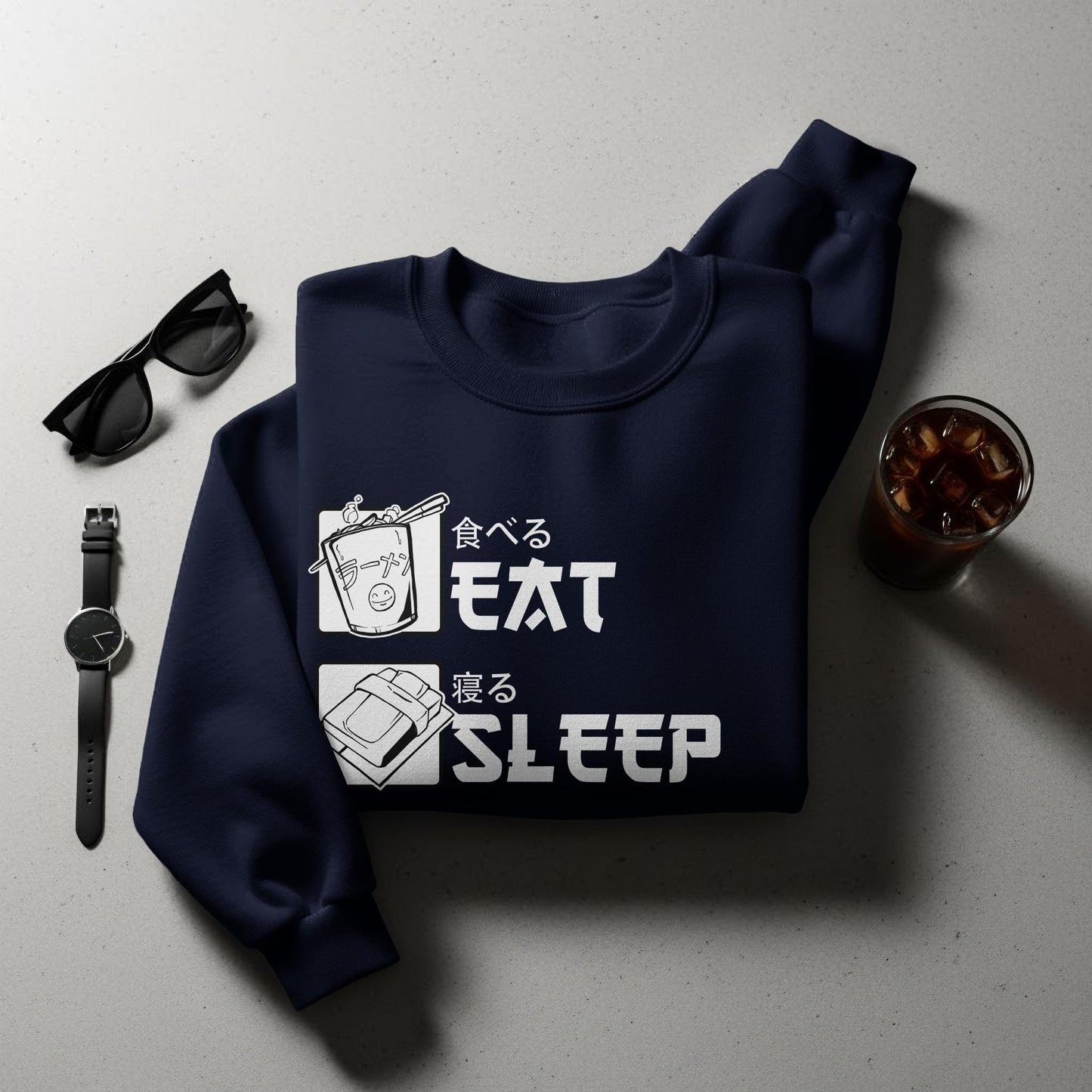 Eat Sleep Anime Repeat T-Shirt, Otaku Graphic Tee