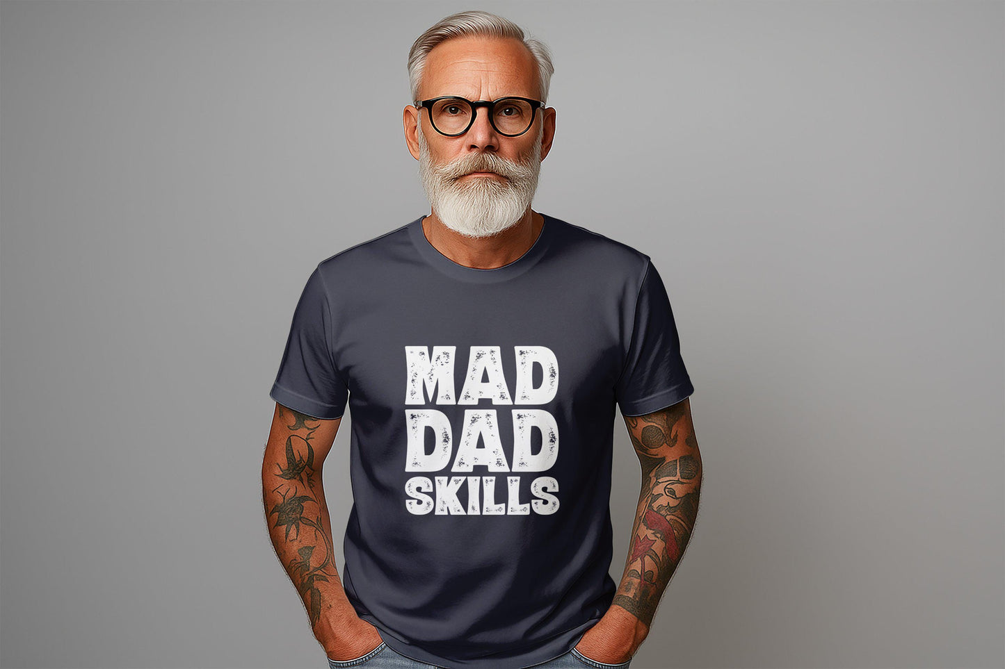 Mad Dad Skills T-Shirts, Father's Day, Gift for Dad, Dad T Shirt, Father Tee, Funny Dad Shirt, Gift for Him, Dad Gift, Men T Shirt