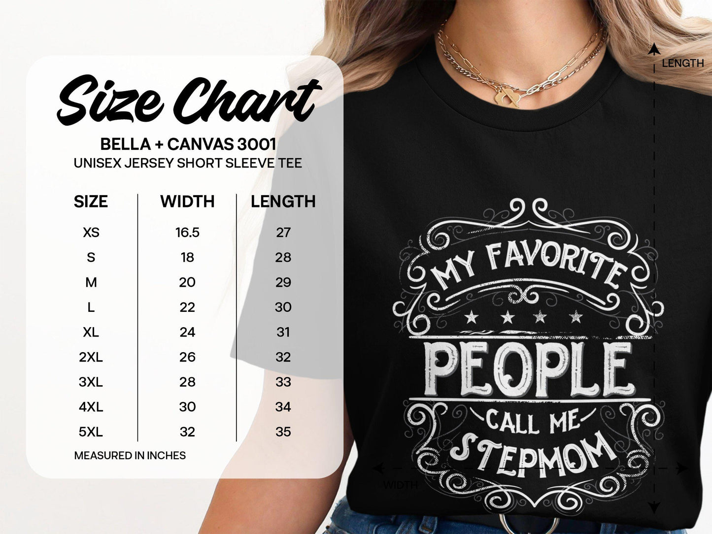 Stepmom T-Shirt: My Favorite People Call Me Stepmom