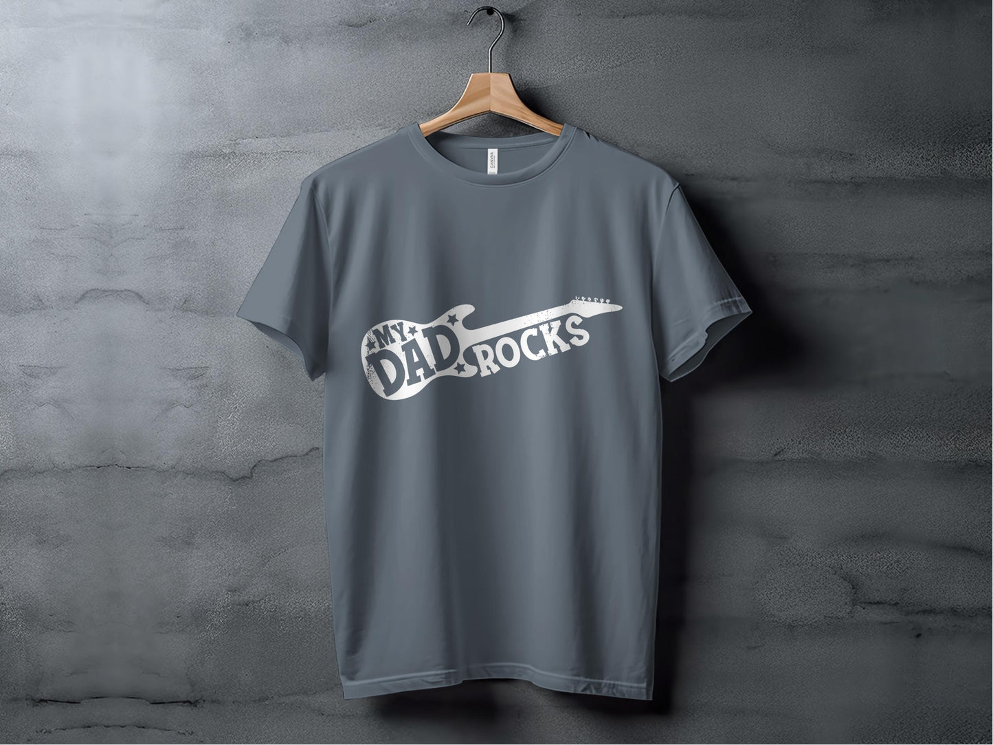 My Dad Rocks Guitar T-Shirts, Fathers Day Gift, Rock Star Dad, Musician Dad Tee, Dad Birthday Gift, Cool Dad Shirts, Unique Dad T-Shirts