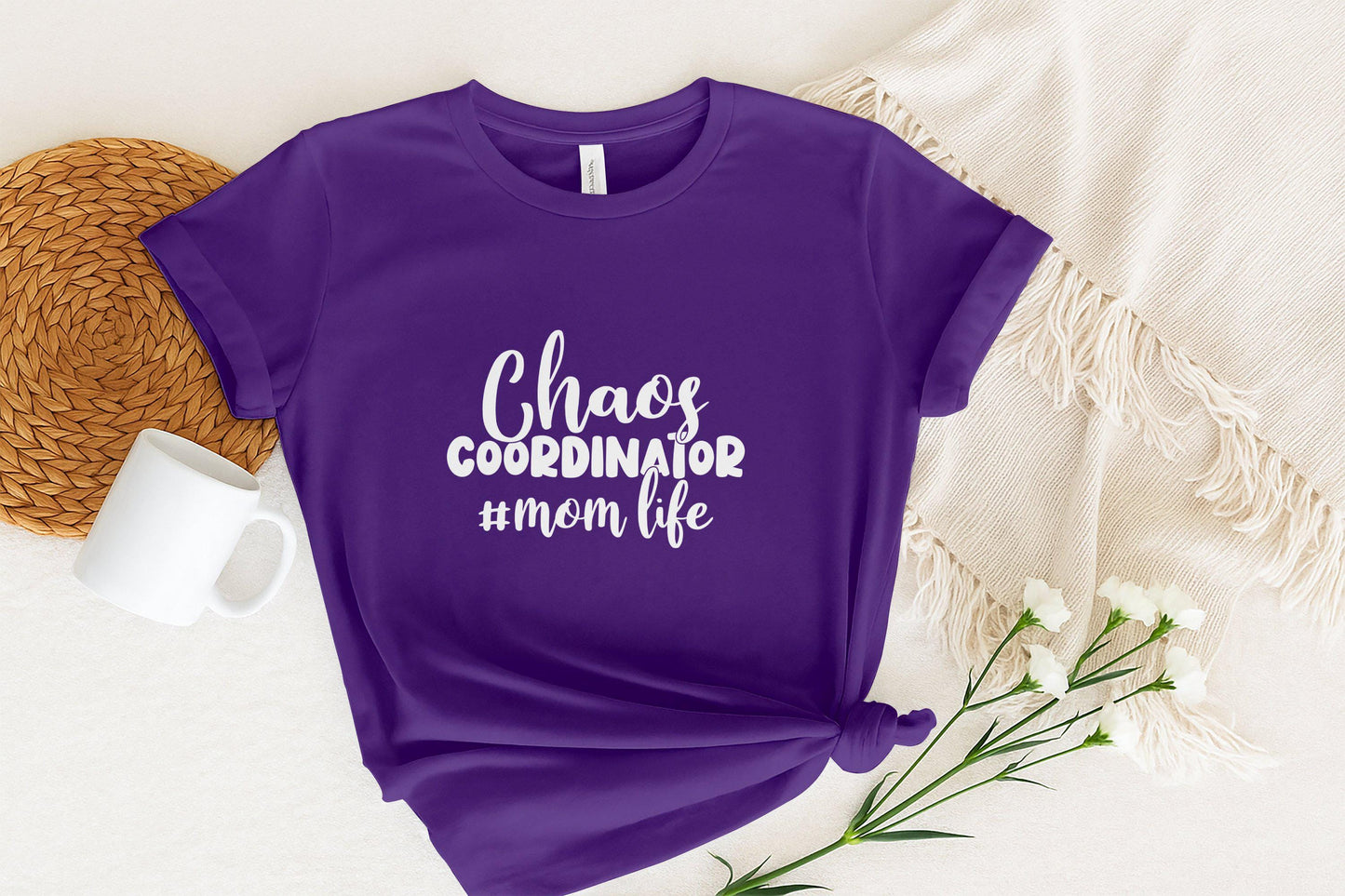 Chaos Coordinator T-Shirts, Mom Life Tee, Gift for Mom, Mothers Day Present, Funny Mom T-Shirts, Cool T-Shirts