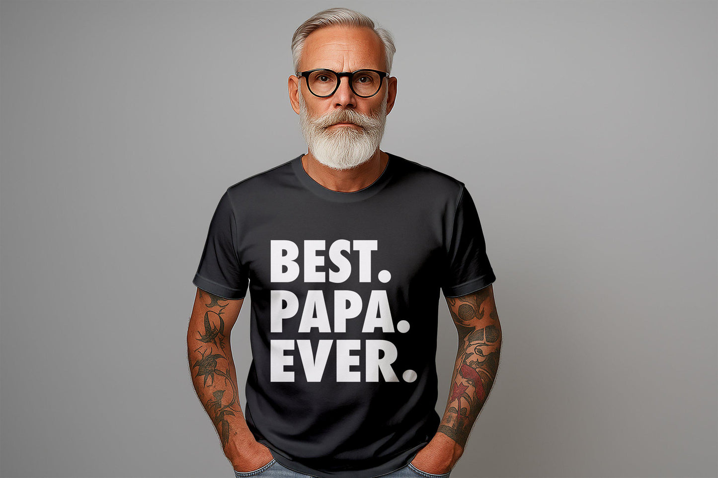 Gift for Dad Best Papa Ever T Shirts, Gifts for Dad, Dad Birthday Gift, Fathers Day Gifts, Papa Tshirts