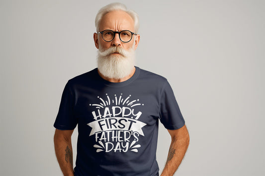Happy First Father's Day T-Shirt: New Dad Gift