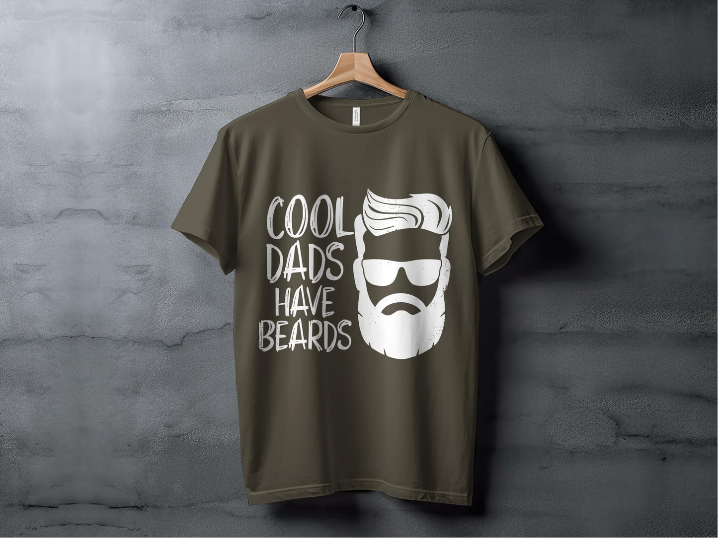 Gift for Dad, Cool Dads Have Beards T-Shirts, Father's Day Gifts, Dad Birthday Gift, Best Dad Ever, Beard Lover Gifts, Funny Gifts for Dad