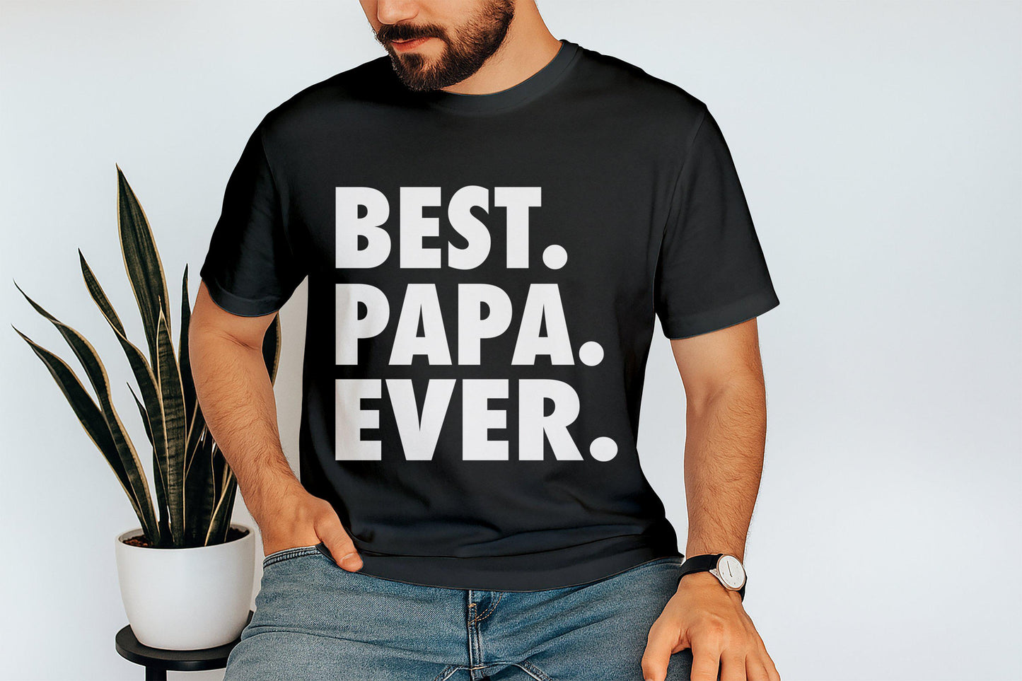 Gift for Dad Best Papa Ever T Shirts, Gifts for Dad, Dad Birthday Gift, Fathers Day Gifts, Papa Tshirts