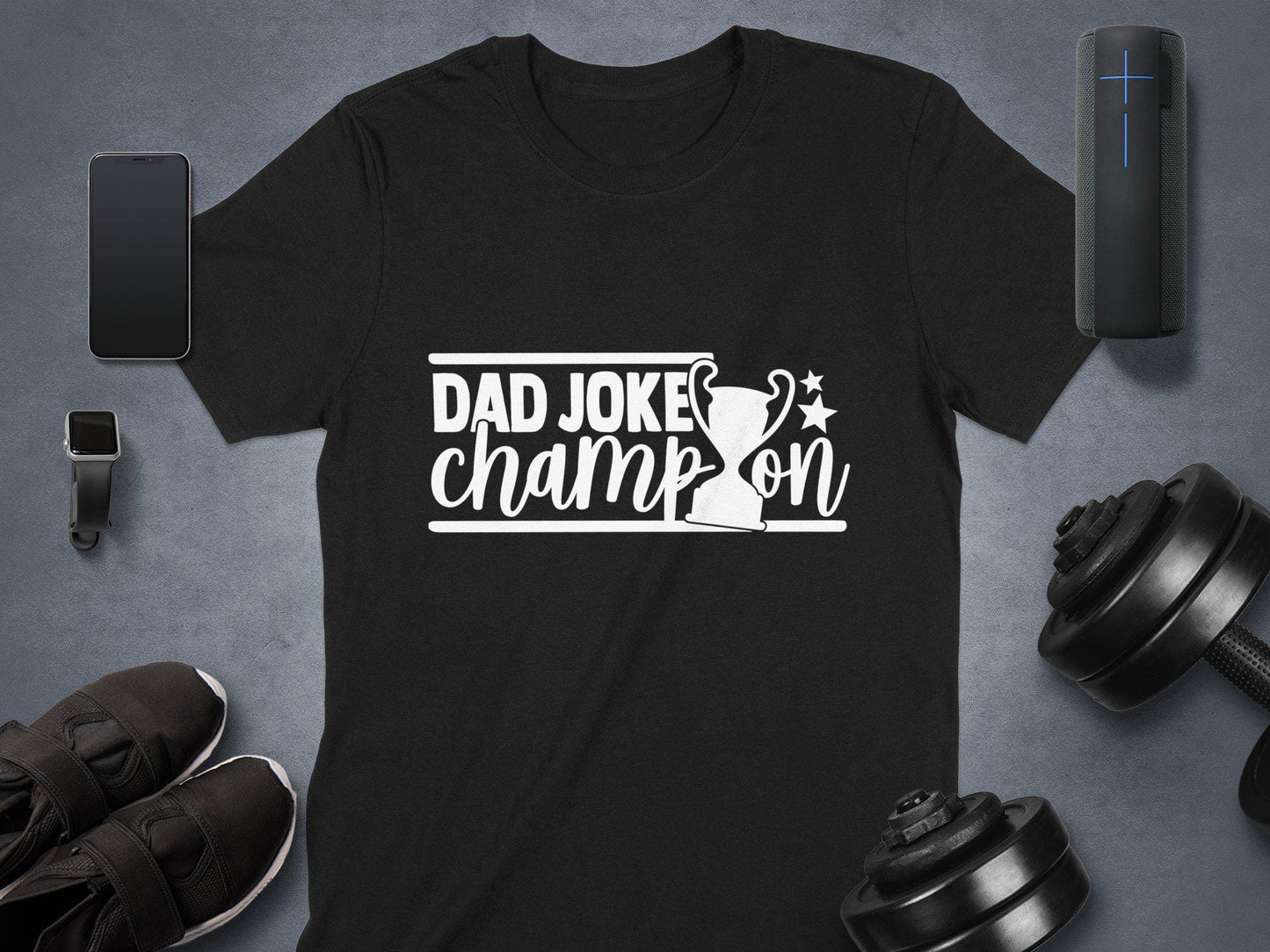 Dad Joke Champion T-Shirts, Funny Dad Shirt, Father Humor Gift, Dad Birthday Presents, Dad T-Shirts