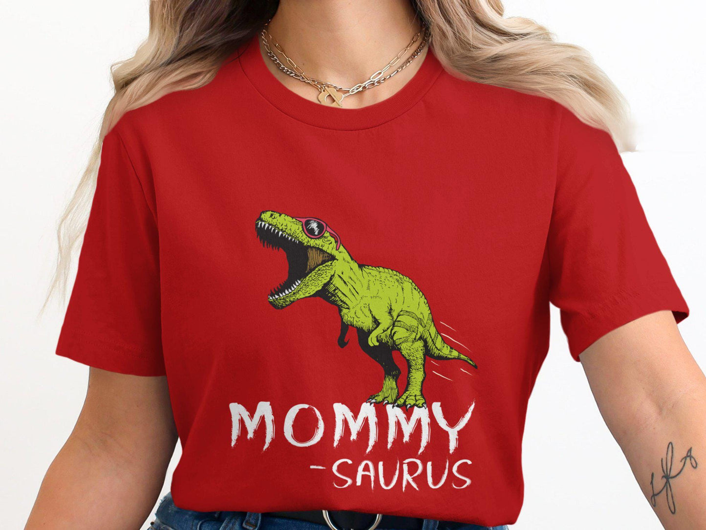 Cool Dinosaur T-Shirts, Rex with Sunglasses, Gift for Mom, Mothers Day, Funny Dinosaur T-Shirts, Stylish Dino Tees, Trendy Dino Apparel