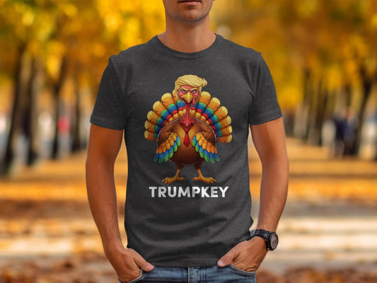 Funny Trump Turkey Thanksgiving T-Shirt, Political Humor Gift