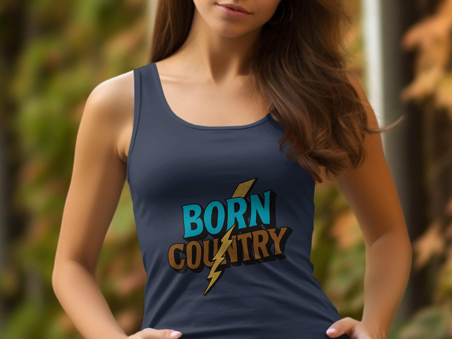 Born Country T-shirt: Vintage Southern Graphic Tee
