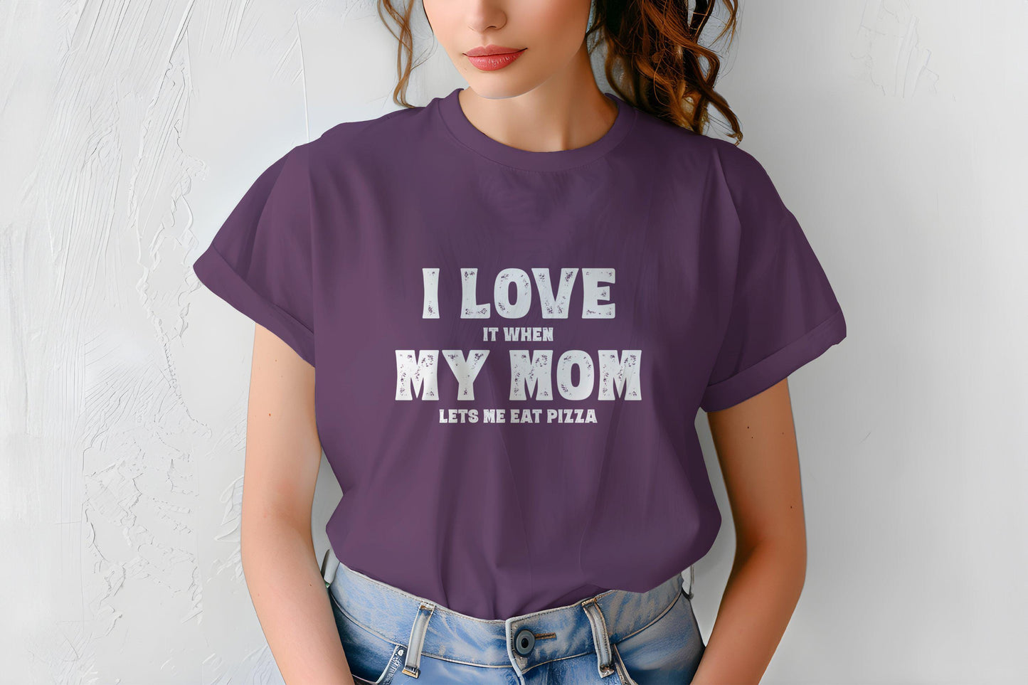 Gift for Mom, Funny Mom Pizza T-Shirts, Foodie Gift Idea, Mothers Day Gift, Mom Appreciation Tee, Mama Shirts, Cute Mom Tee Shirts