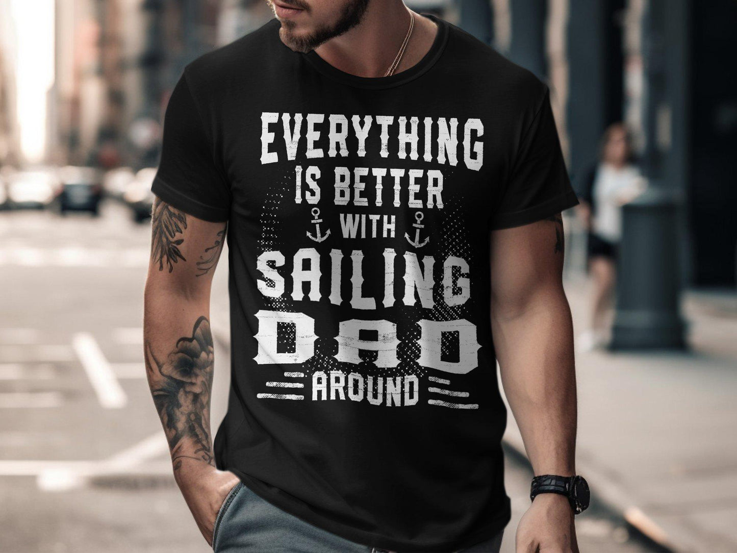 Sailing Dad T-Shirt: Nautical Gift for Father's Day