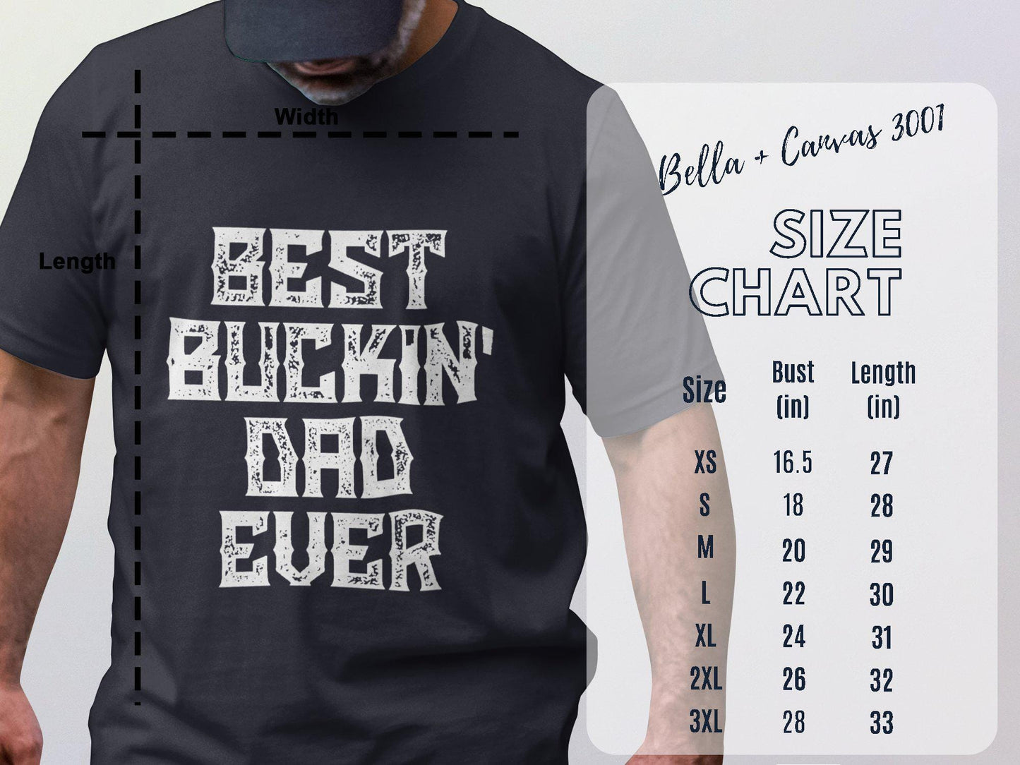 Gift for Dad, Best Buckin' Dad Ever T-Shirt, Dad Birthday Gift, Father's Day Gift, Funny Dad Shirt, Gifts for Dad, Awesome Dad, Bucking Dad