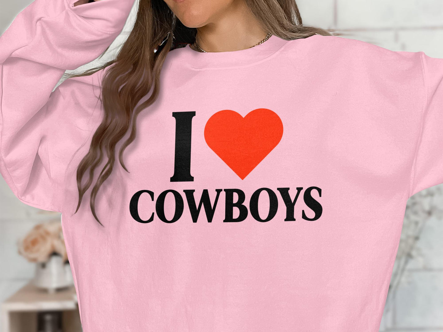 I Heart Cowboys T-Shirt, Western Fan Apparel
