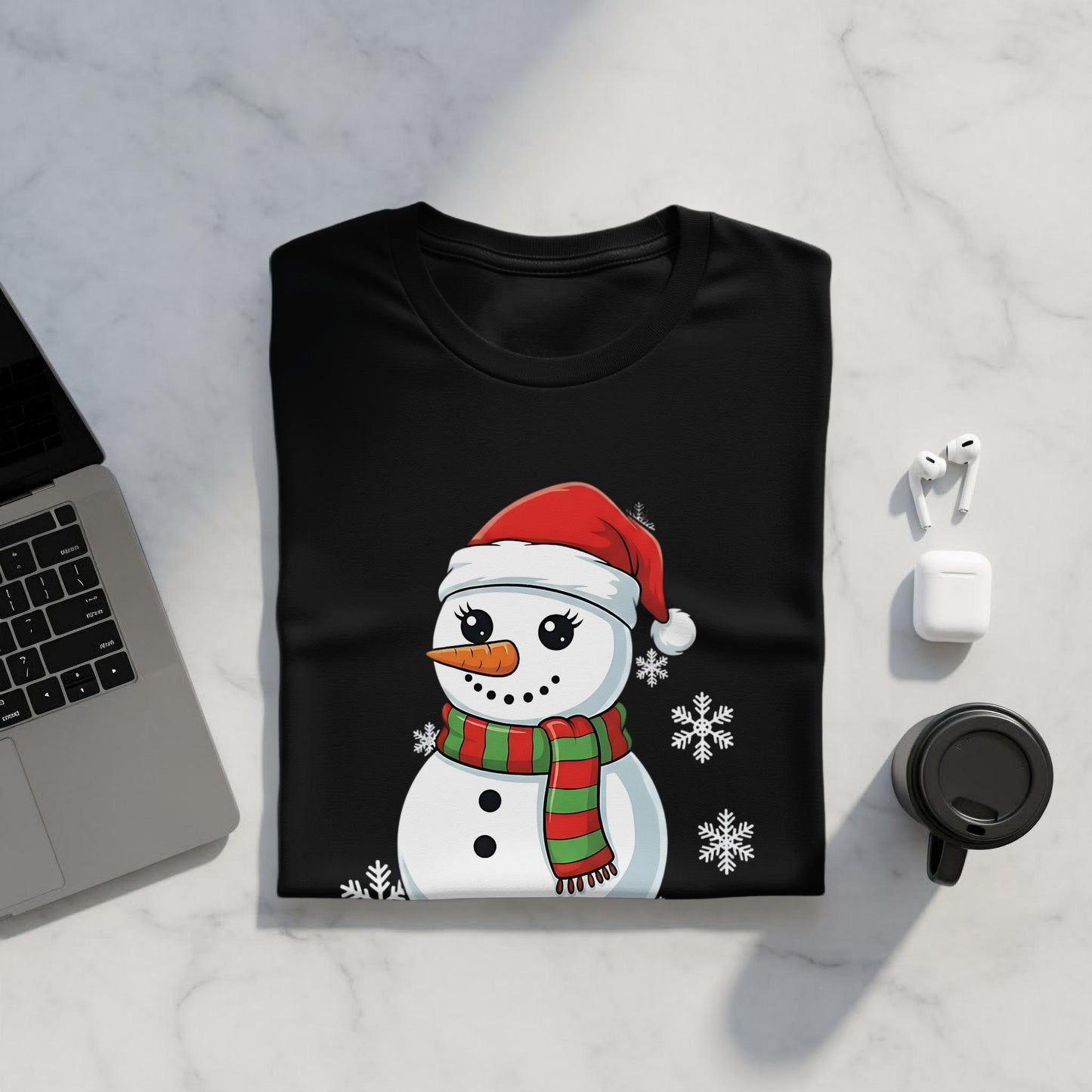 Oh Snow Cute Snowman T-Shirt, Holiday T-Shirt, Christmas T-Shirt, Winter T-Shirt, Festive T-Shirt, Seasonal T-Shirt