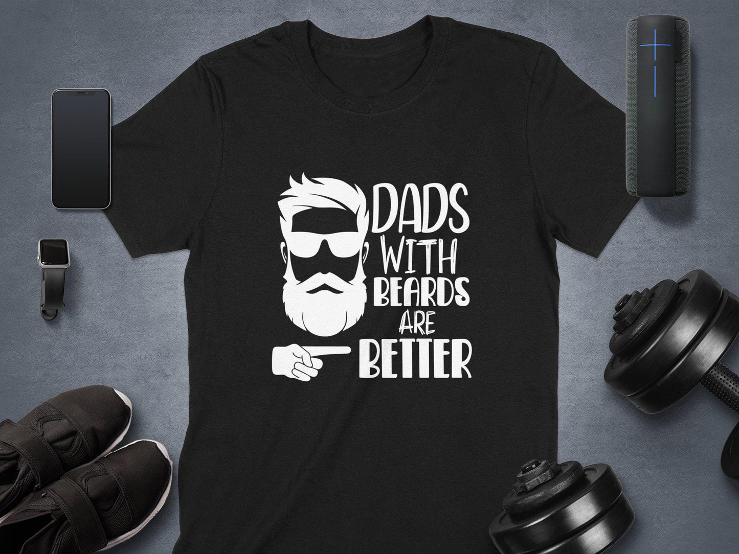 Dads With Beards T-Shirts, Funny Dad Shirt, Gift for Dad, Fathers Day Gift, Bearded Dad, Dad Joke Shirts