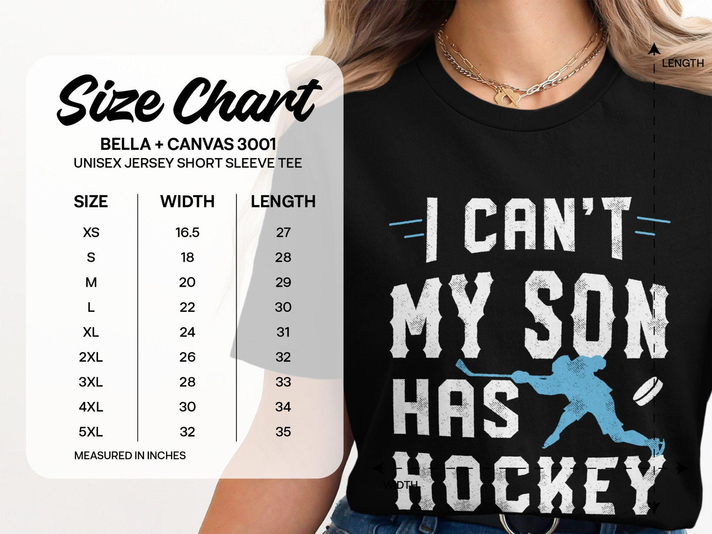 Funny Hockey Mom T-Shirt: Hockey Son Gift
