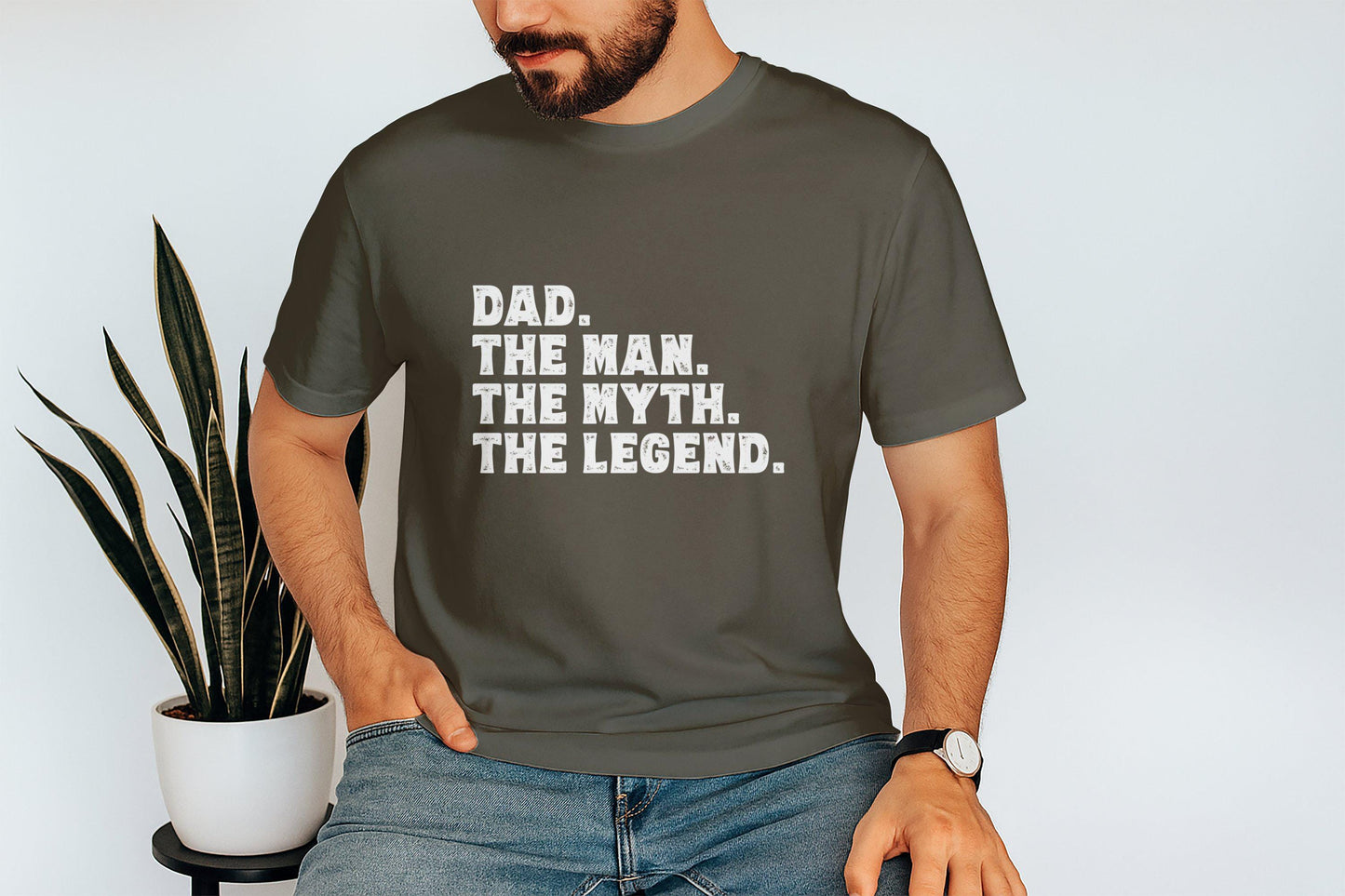 Dad the Man the Myth the Legend T-Shirts, Fathers Day Gift, Gift for Dad, Papa Tee, Mens Dad Shirt, Funny Dad Tee, Best Dad Ever