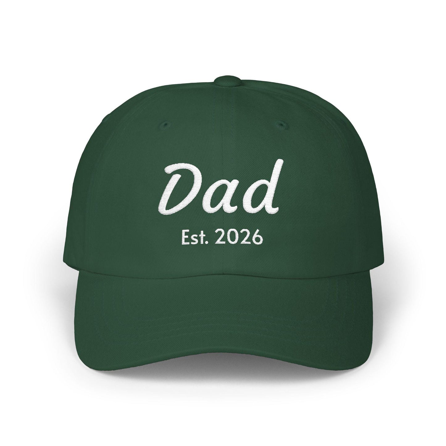 Dad Est. 2026 Embroidered Cap | New Dad Gift