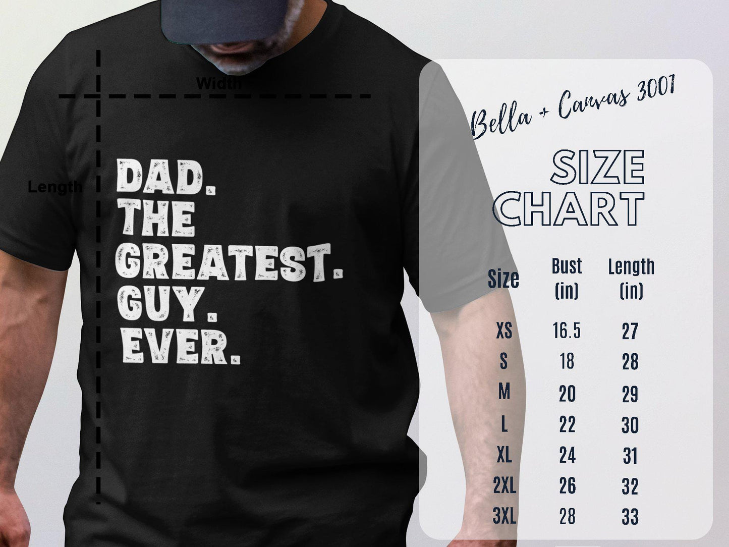 Dad The Greatest Guy Ever T-Shirts, Fathers Day Gifts, Dad Gift, Best Dad Ever T-Shirts, Gift For Dad, Fathers Day T-Shirts