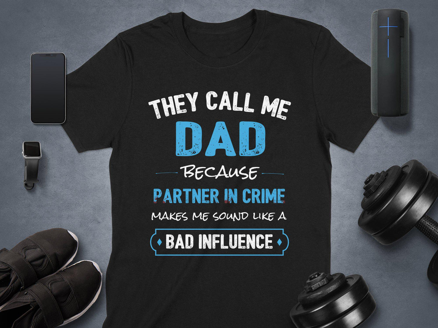 Dad Partner In Crime T-Shirts, Matching T-Shirts, Gift for Dad, Fathers Day Gift, Dad T-Shirts