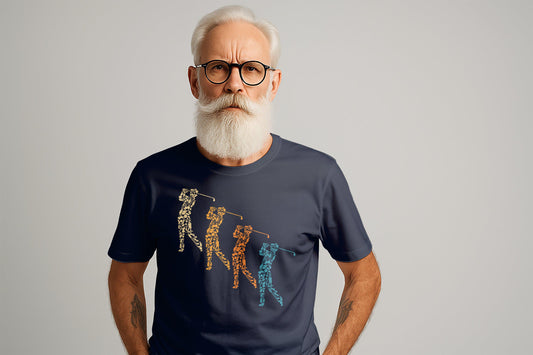 Golfer Silhouette T-Shirt: Father's Day Golf Lover Tee