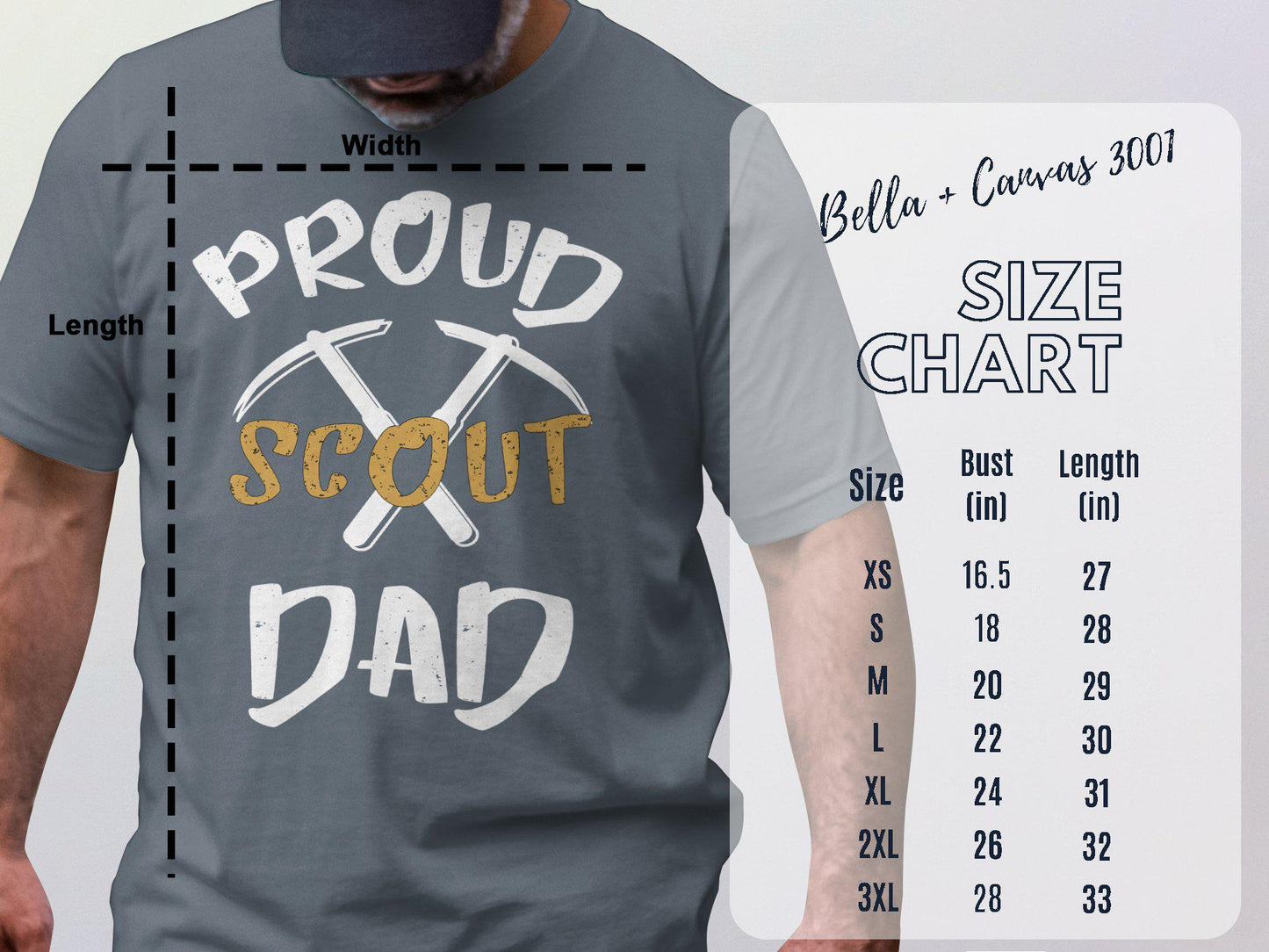 Proud Scout Dad T-Shirts, Father's Day Gift, Dad Shirts, Camping T-Shirt, Gift for Dad, Outdoors Dad, Scouting Dad, Father Shirt