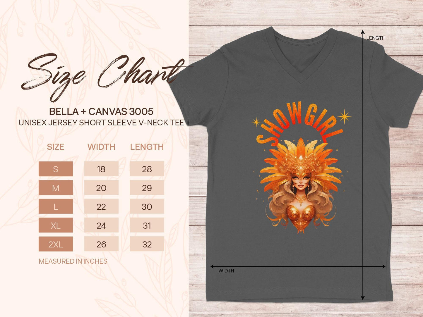 Showgirl T-Shirt, Glamorous Carnival Queen Tee
