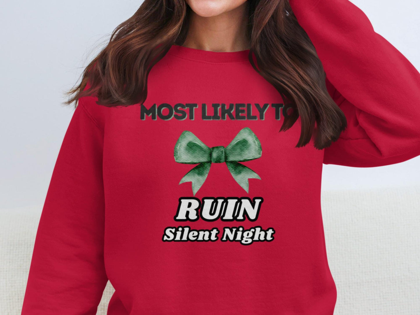 Ruin Silent Night T-Shirt, Funny Holiday Party Tee
