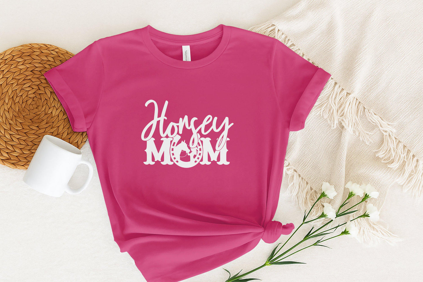 Horsey Mom T-Shirt: Equestrian Horse Lover Gift