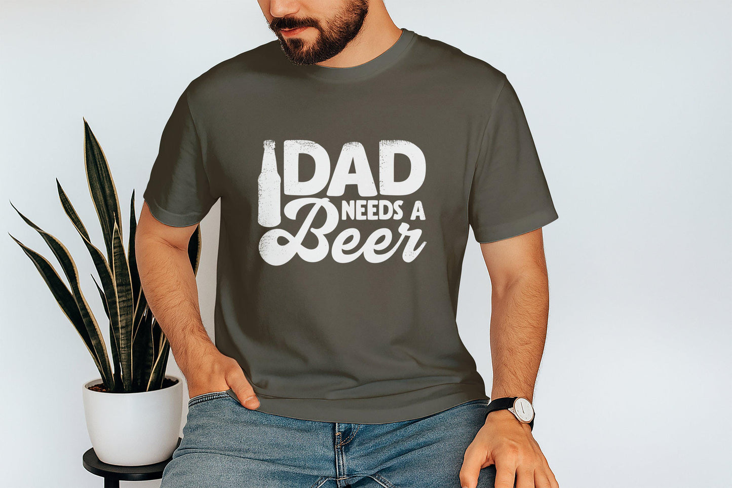 Dad Needs A Beer T Shirts, Fathers Day, Funny Dad Gift, Dad T Shirts, Gift For Dad, Beer Lover Gift, Dad Birthday, Dad Present, Beer