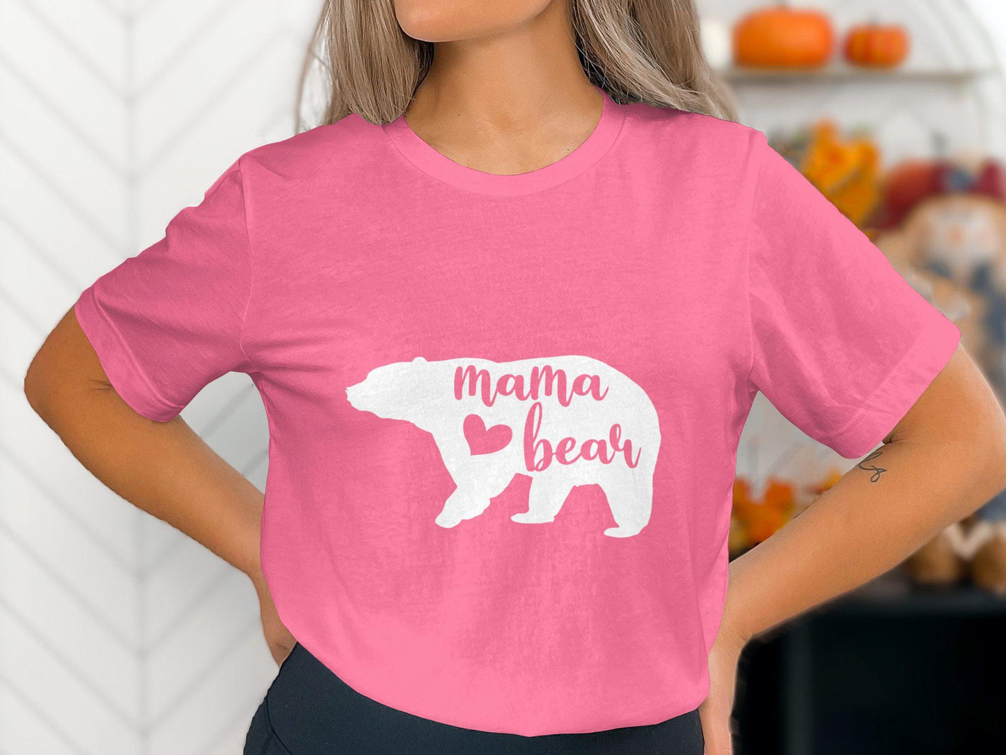 Mama Bear T-Shirts, Cute Bear Tee, Mom T-Shirt, Gift for Mom, Mother's Day, Mom Life Shirt, Mama Bear Shirt, Mom Gift Idea, Mom Birthday
