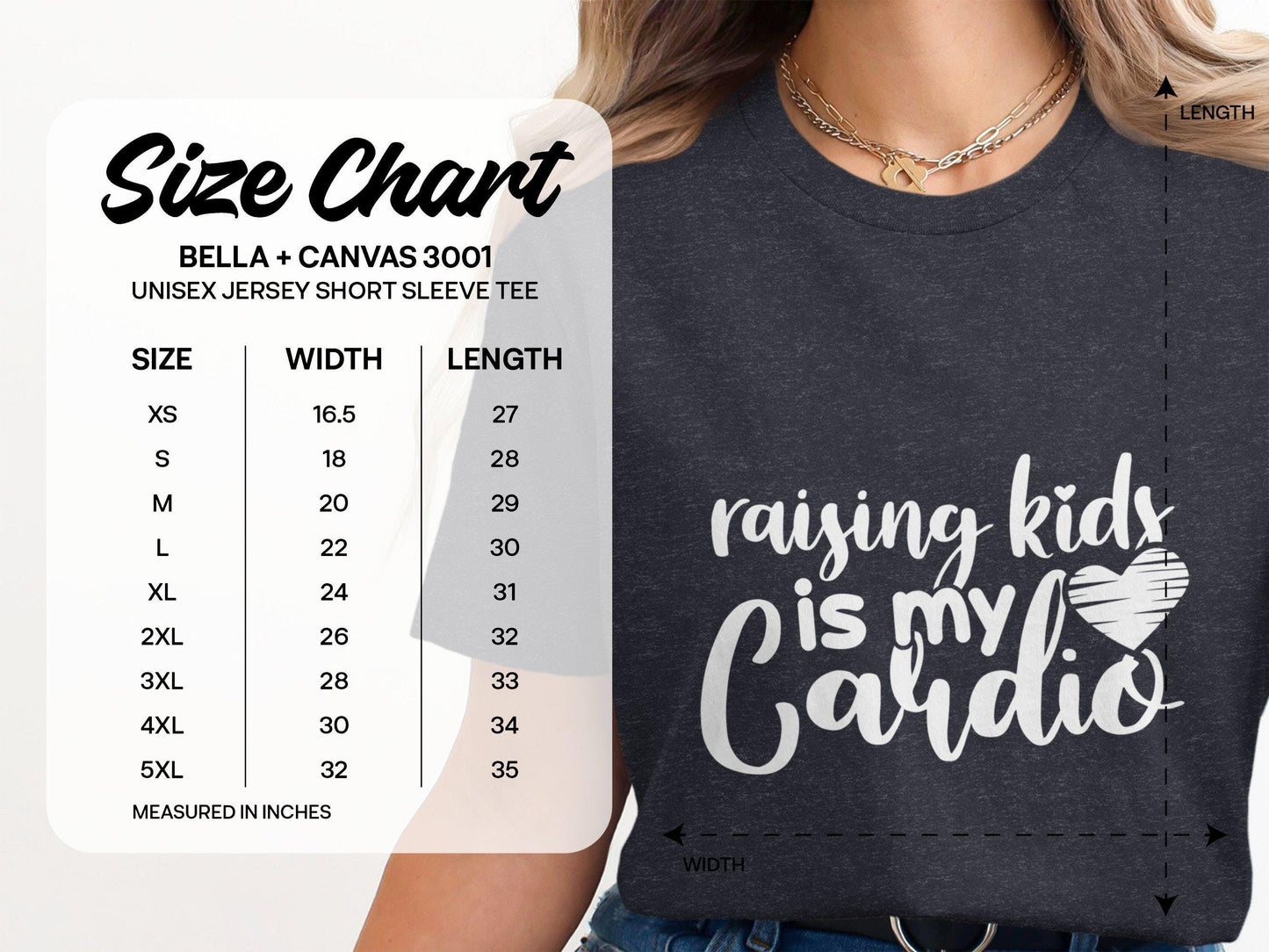 Raising Kids is My Cardio T-Shirts, Mom Life T-Shirts, Gift for Mom, Mothers Day, Mama Bear T-Shirts, New Mom Gift, Mom Cardio T-Shirts