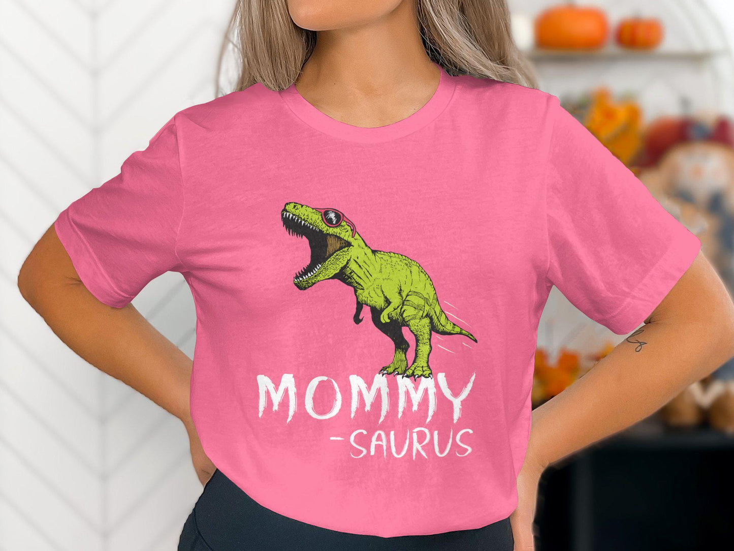 Cool Dinosaur T-Shirts, Rex with Sunglasses, Gift for Mom, Mothers Day, Funny Dinosaur T-Shirts, Stylish Dino Tees, Trendy Dino Apparel