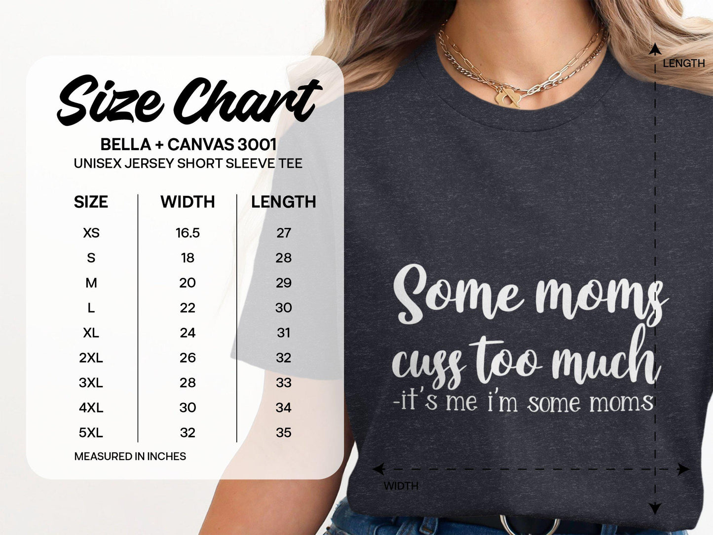 Funny Mom T-Shirt: Some Moms Cuss Too Much, Sarcastic Graphic Tee