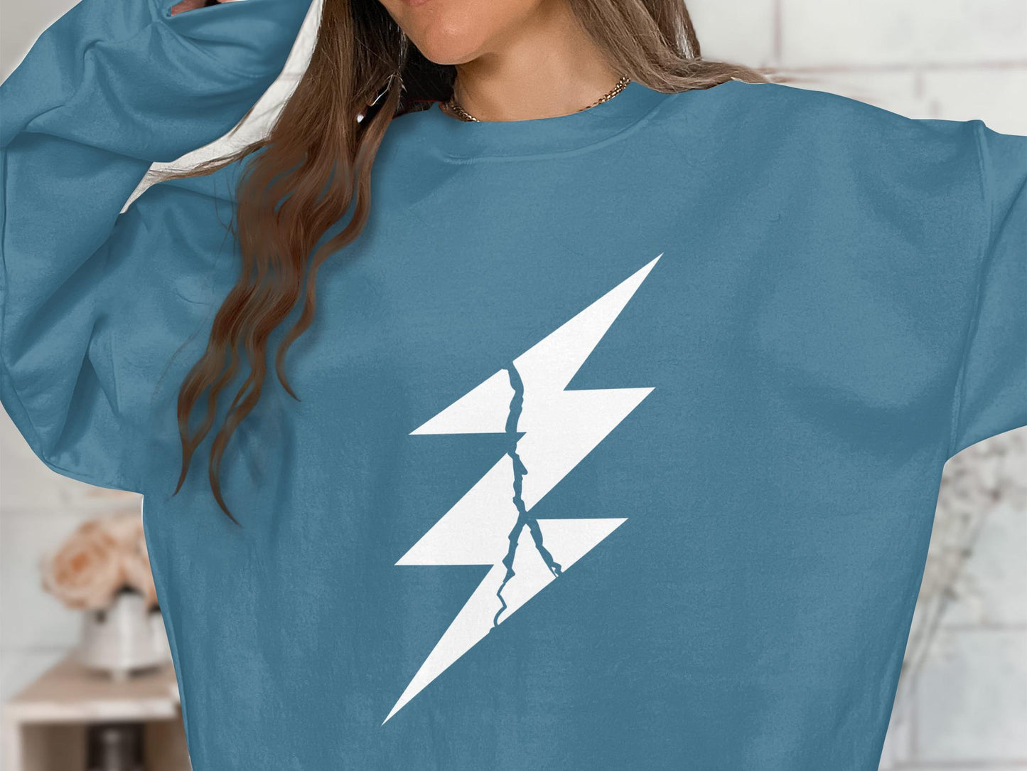 Lightning Bolt Graphic Tee, Unisex Fashion Shirt
