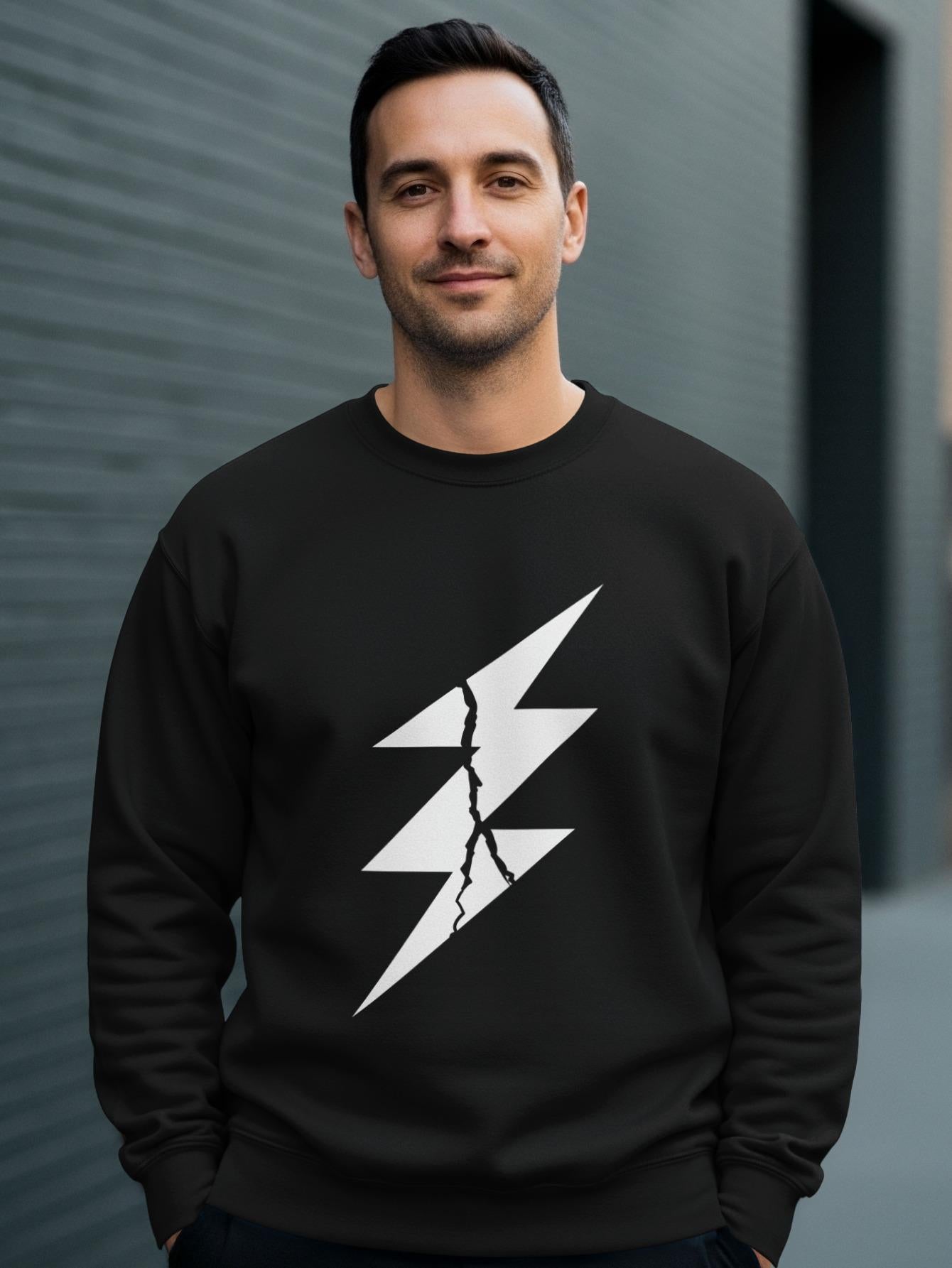 Lightning Bolt Graphic Tee, Unisex Fashion Shirt