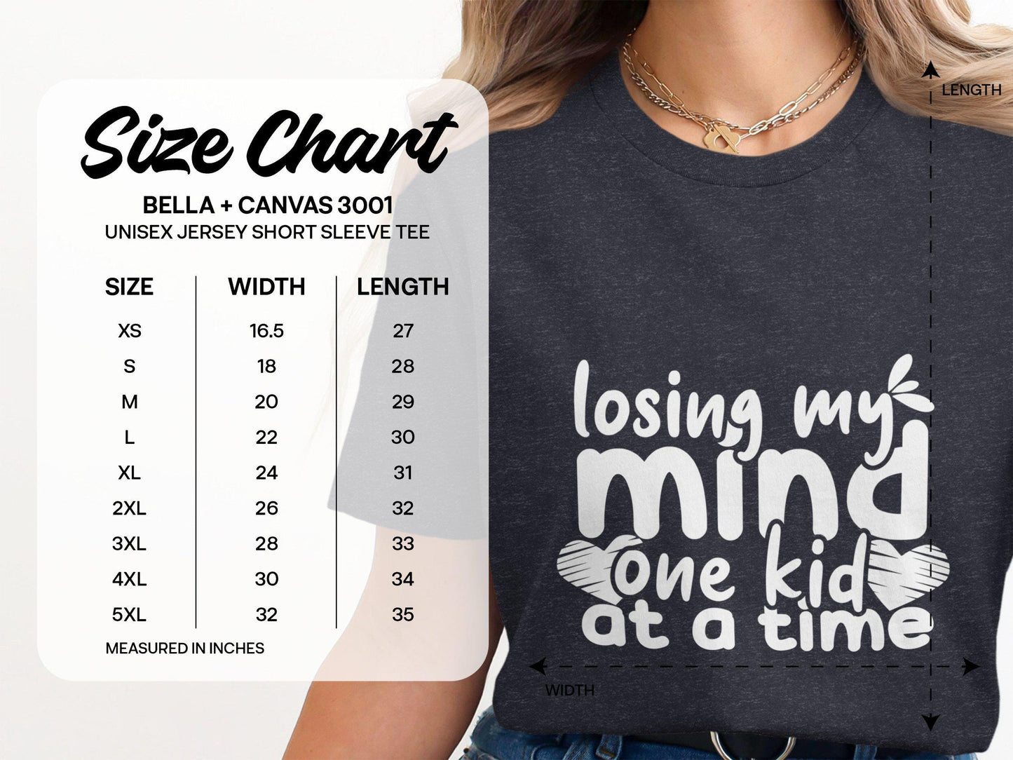Funny Mom Life T-Shirt: Losing My Mind, One Kid At A Time