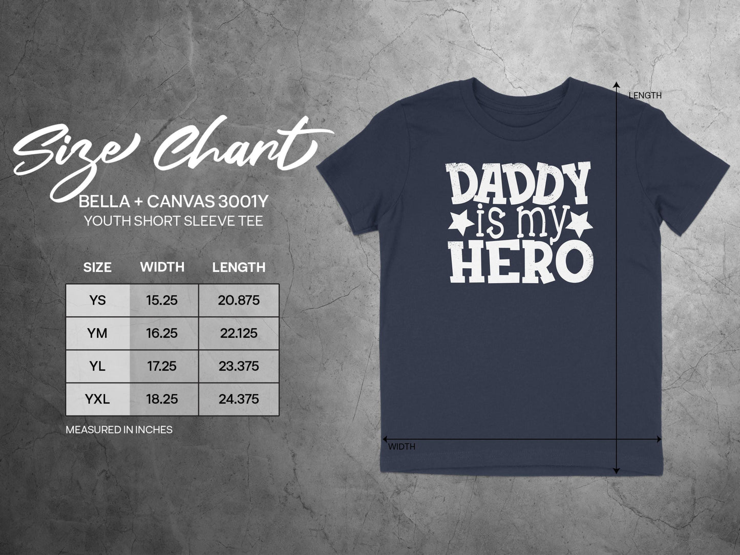 Gift for Daughter. Daddy Hero Shirt for Kids - Cute Father's Day Gift for Daughters