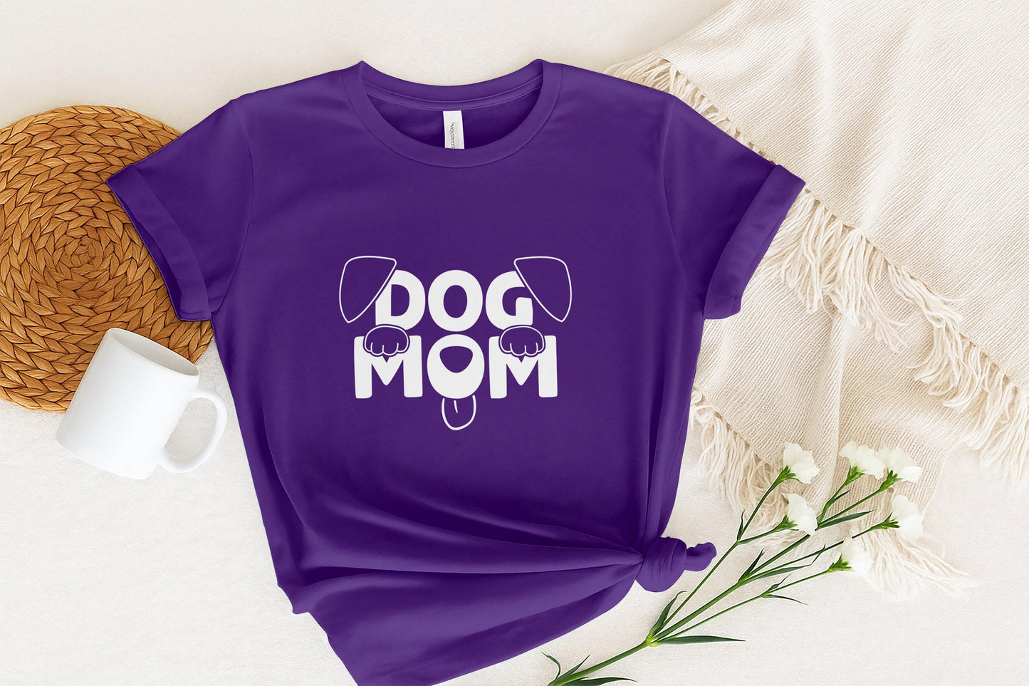 Dog Mom T-Shirts, Gift for Mom, Mother's Day T Shirts, Dog Lover Shirt, Dog Mama Gift, Cute Animal Tee, Pet Owner Apparel, Trendy TShirt