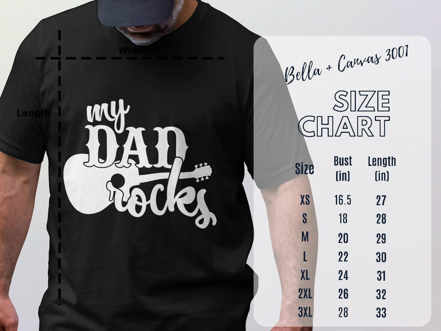 My Dad Rocks T-Shirts, Guitar Dad, Rock n Roll Dad, Father's Day Gift, Musician Dad T-Shirts, Best Dad Ever T-Shirts