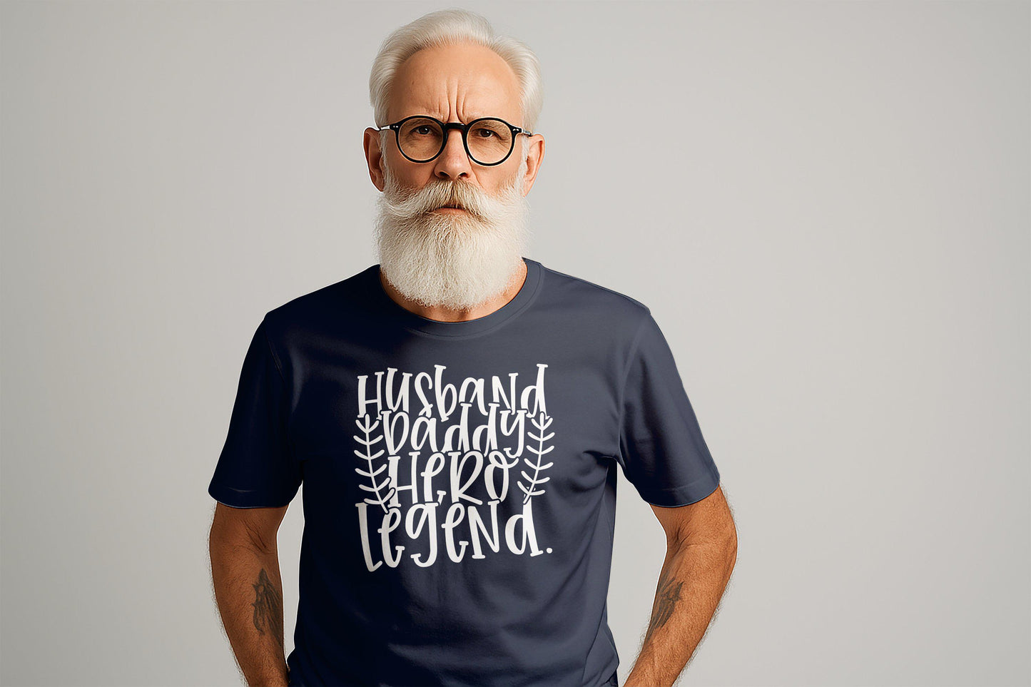 Husband Daddy Hero Legend T-Shirt, Gift for Dad, Fathers Day, Best Dad Ever T-Shirt, Super Dad Tee, Dad Gift, Mens TShirt