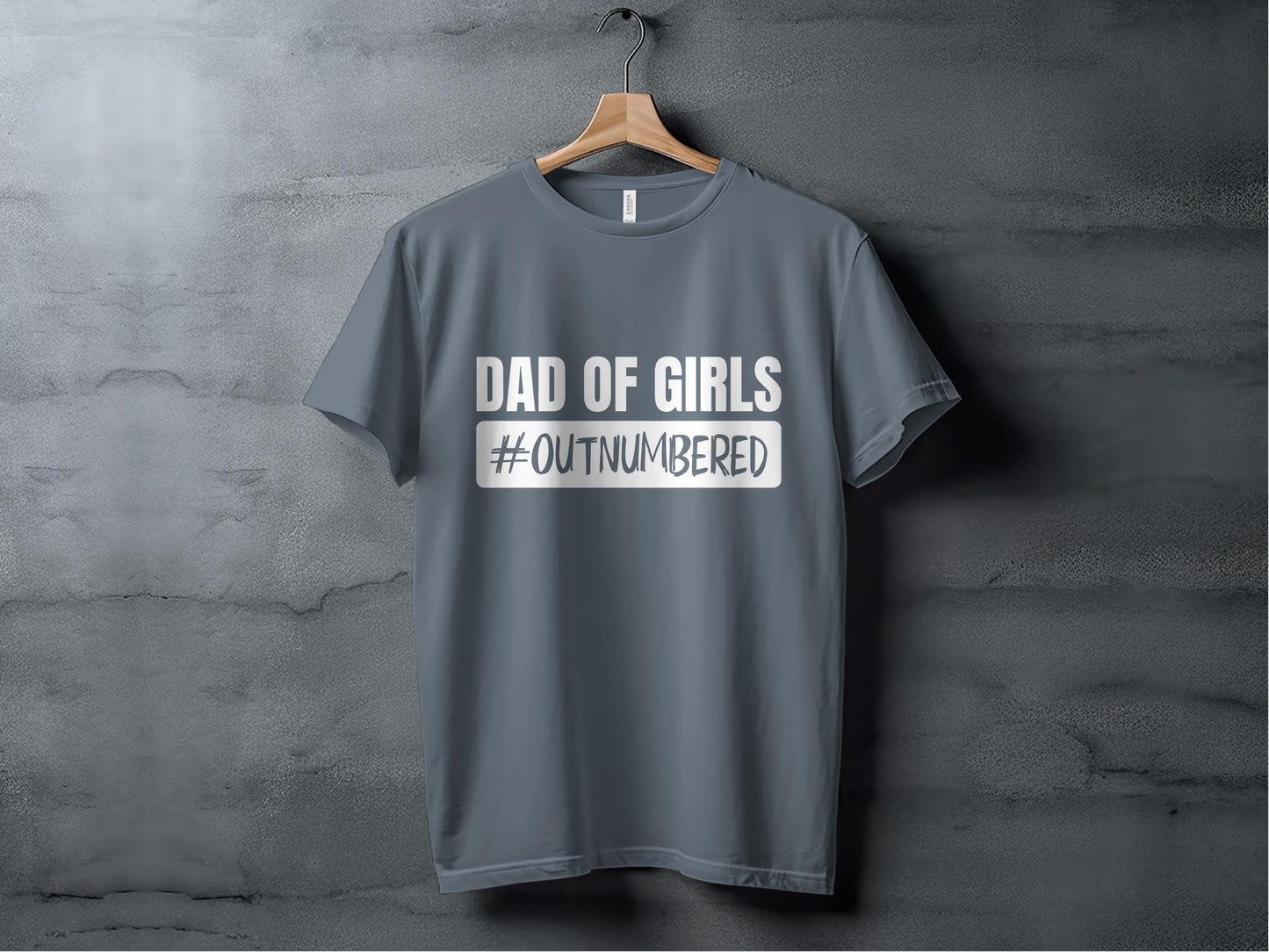Dad of Girls T-Shirts, Outnumbered Father Tee, Girl Dad Gifts, Father Daughter Shirts, Funny Dad T-Shirts, Fathers Day Presents