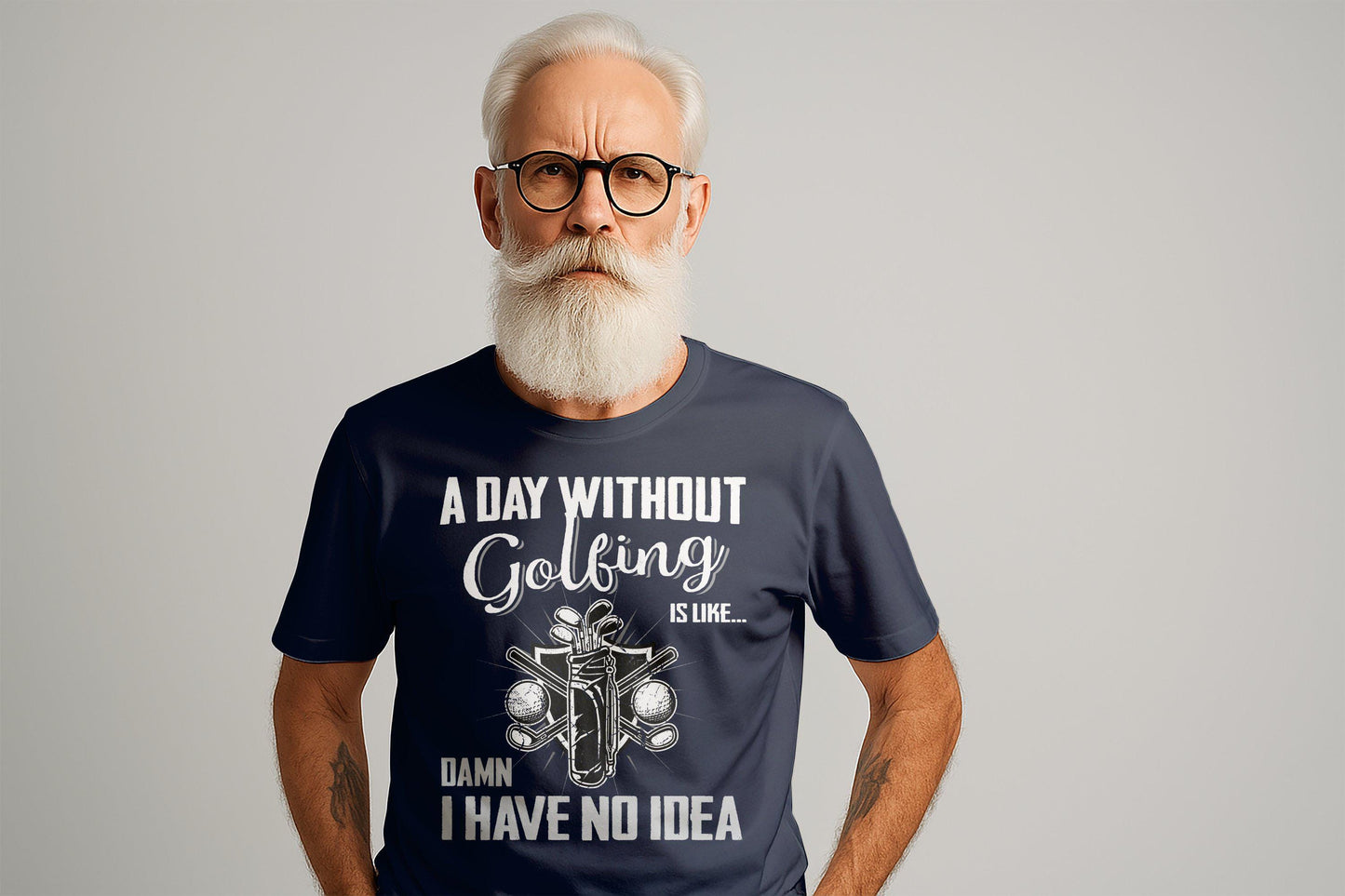 Funny Golf T-Shirt: 'A Day Without Golfing' Tee for Dad