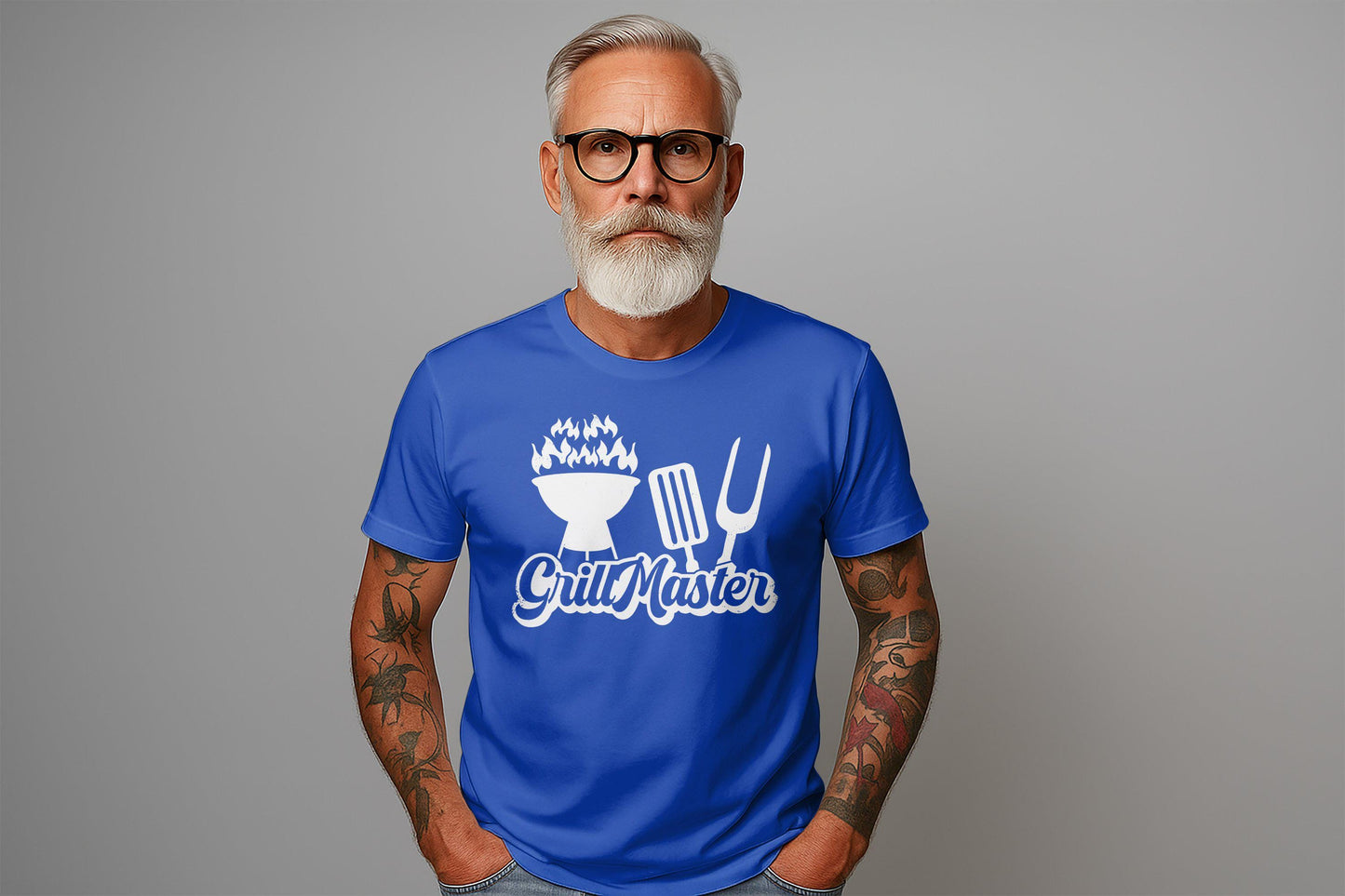 Grill Master T-Shirts, BBQ T-Shirts, Gift for Dad, Fathers' Day, Funny Grilling T-Shirts, BBQ Lover, Grill Tees