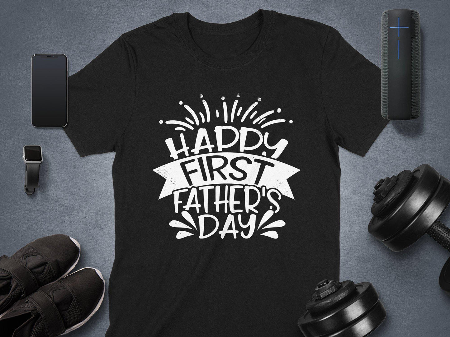 Happy First Father's Day T-Shirt: New Dad Gift