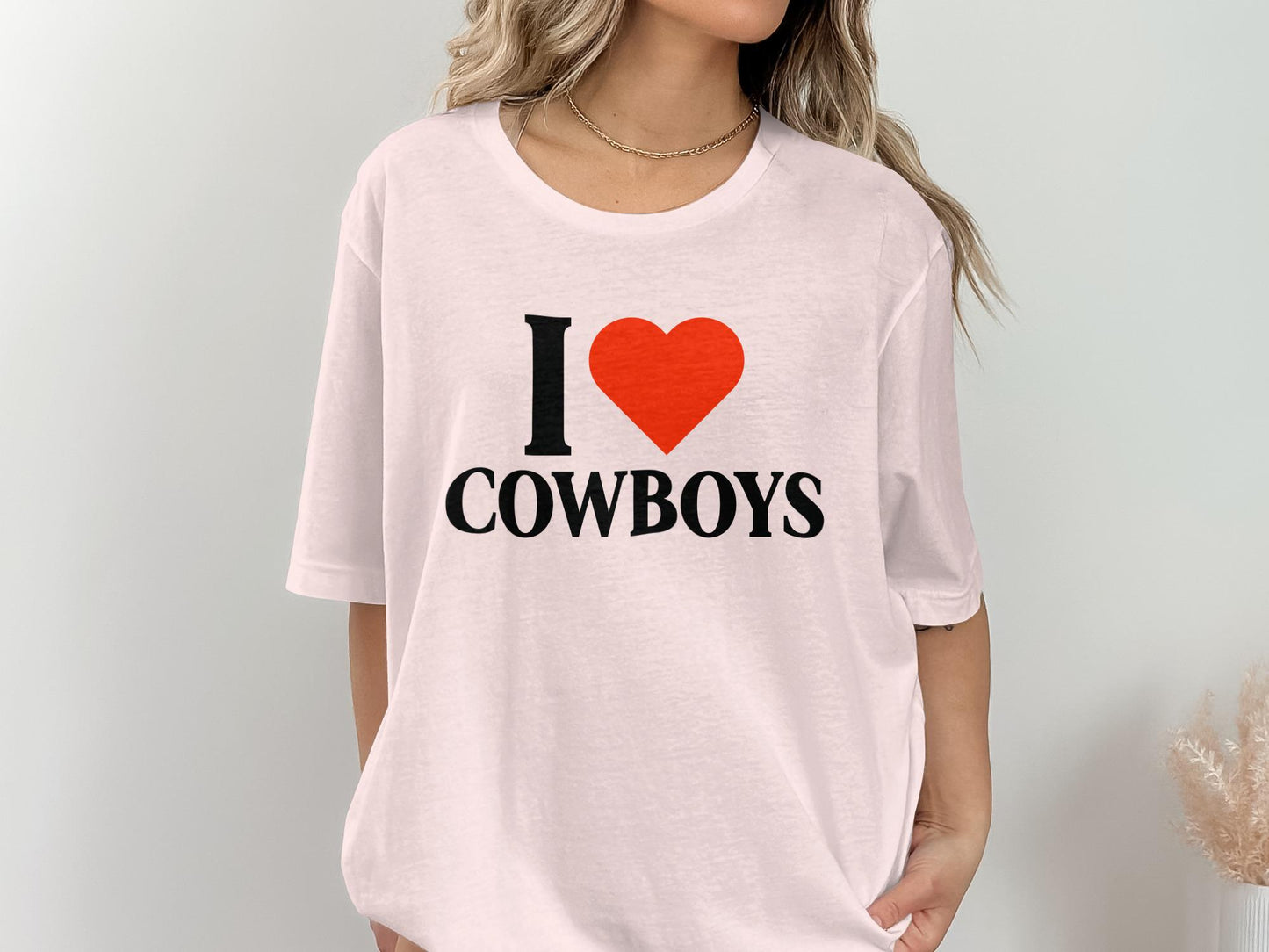 I Heart Cowboys T-Shirt, Western Fan Apparel