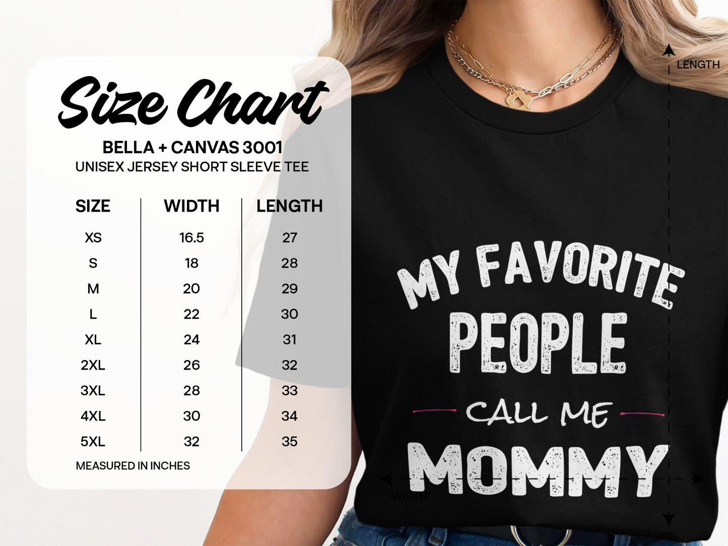 Gift for Mom, My Favorite People Call Me Mommy T-Shirts, Mother Tee, Mothers Day, Mom TShirt, Funny Mom Shirt, Mom Life, Gift for Mom